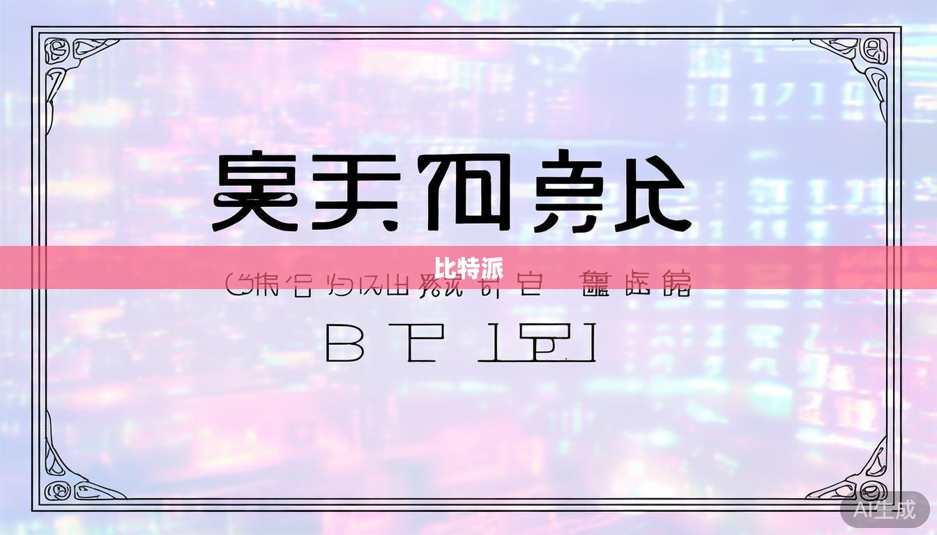 比特派怎么拼写？中文比特派、英文Bitpie，拼对彰显专业与尊重