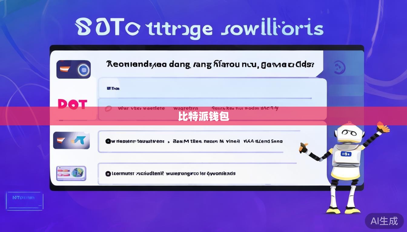 比特派钱包能存DOT吗？官方答案来了，存DOT应该选这些钱包